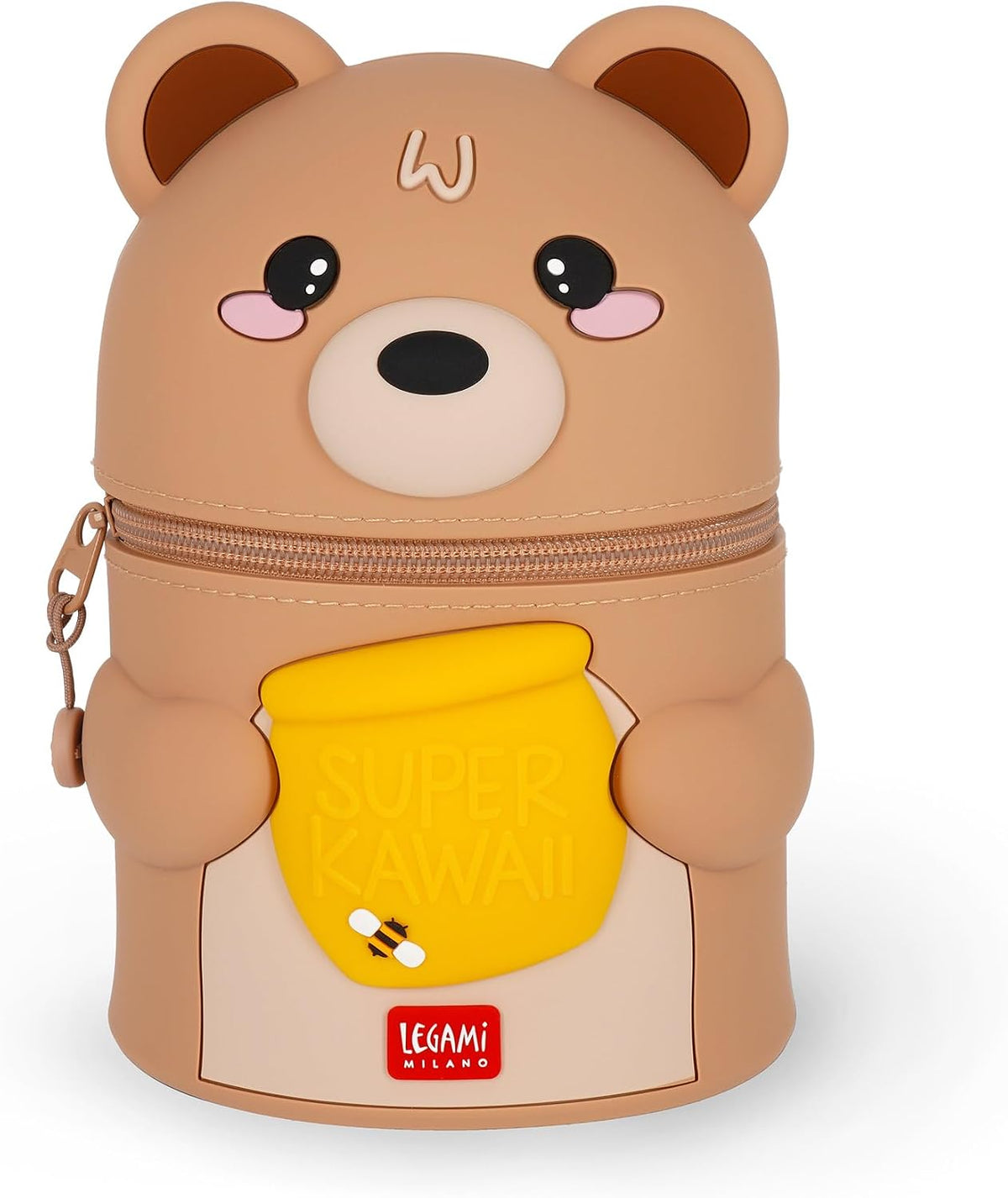 LEGAMI Silikon-Federmäppchen Teddy Bär, für bis zu 100 Stifte