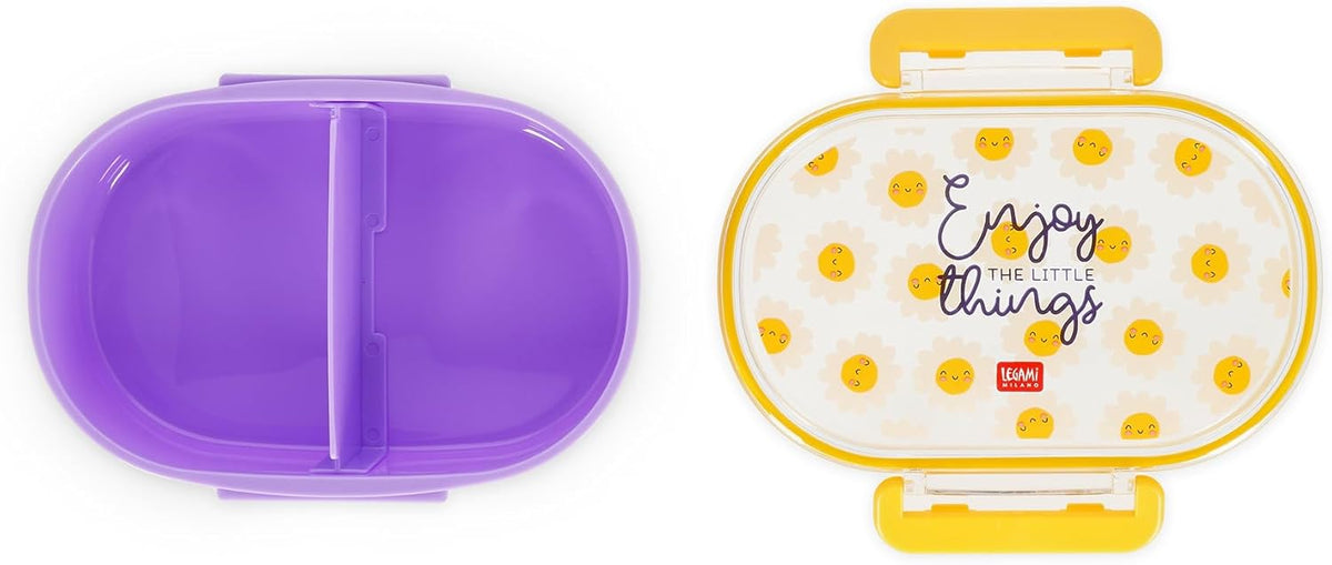 LEGAMI Snack & Go Lunchbox Daisy 500 ml mit Trenner