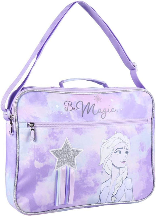 Disney Frozen 2 Elsa Schultasche Mädchen - Schulranzen mit Seitentasche