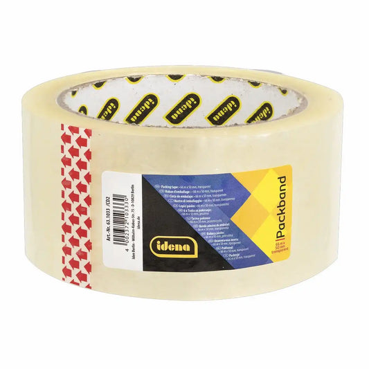 Idena Packband geräuscharm transparent 5cmx66m