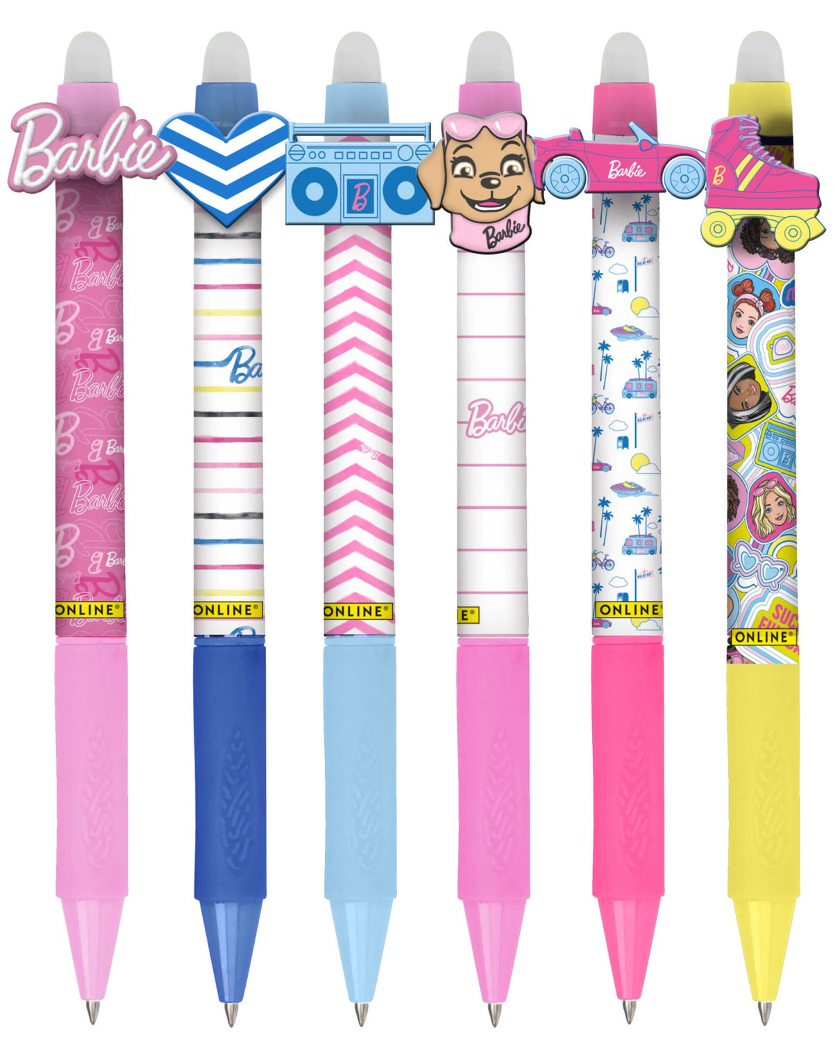 Barbie 1x Gelschreiber radierbar blau 0,7mm (Herz)