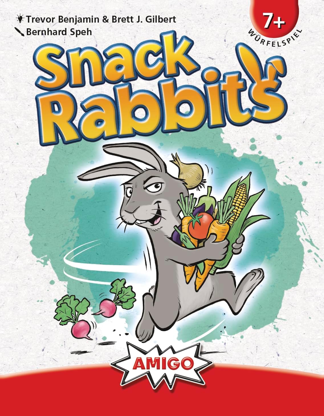 AMIGO Snack Rabbits Würfelspiel für 2–4 Spieler ab 7 J.