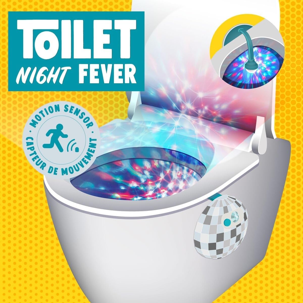 Legami Toilet Night Fever WC-Nachtlicht mit Sensor