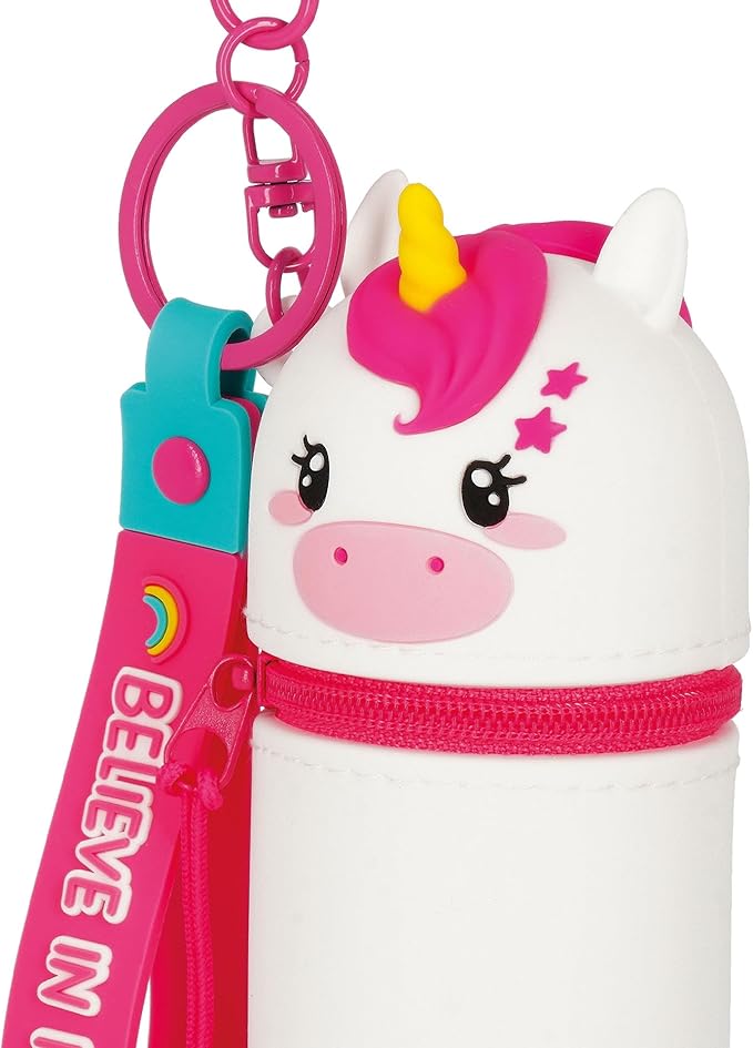 Legami Mini Kawaii Münztasche mit Schlüsselanhänger Unicorn