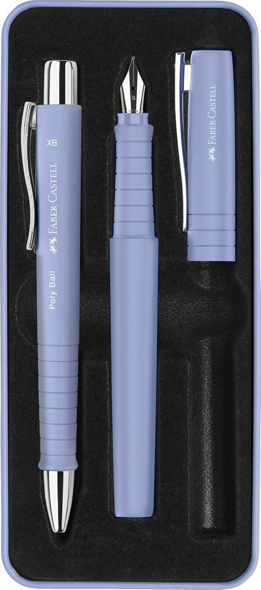 Poly Pen Geschenkset - Elegantes Schreibset mit Füller und Kugelschreiber