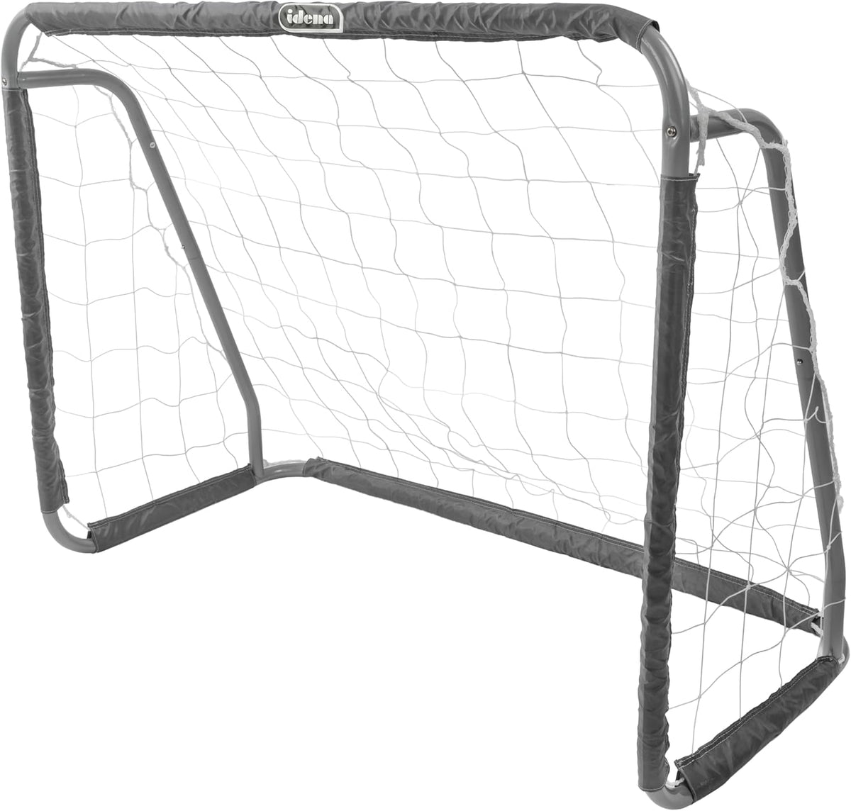 Idena Fußballtor Metall 124x96x61 cm – Indoor & Outdoor