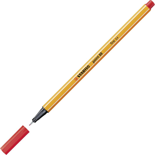 STABILO point 88 Fineliner - Präzision in Rot 0,4mm