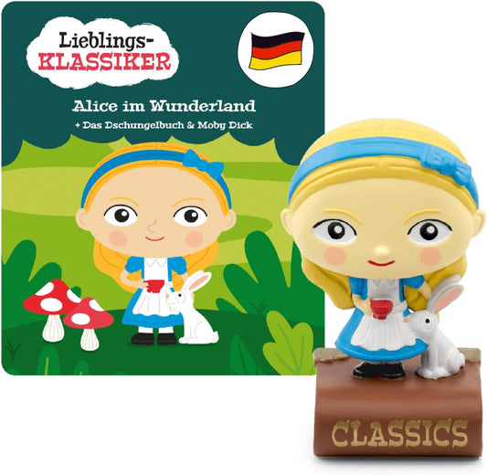 tonies Alice im Wunderland + 2 Klassiker | Hörbuch ab 4 J.