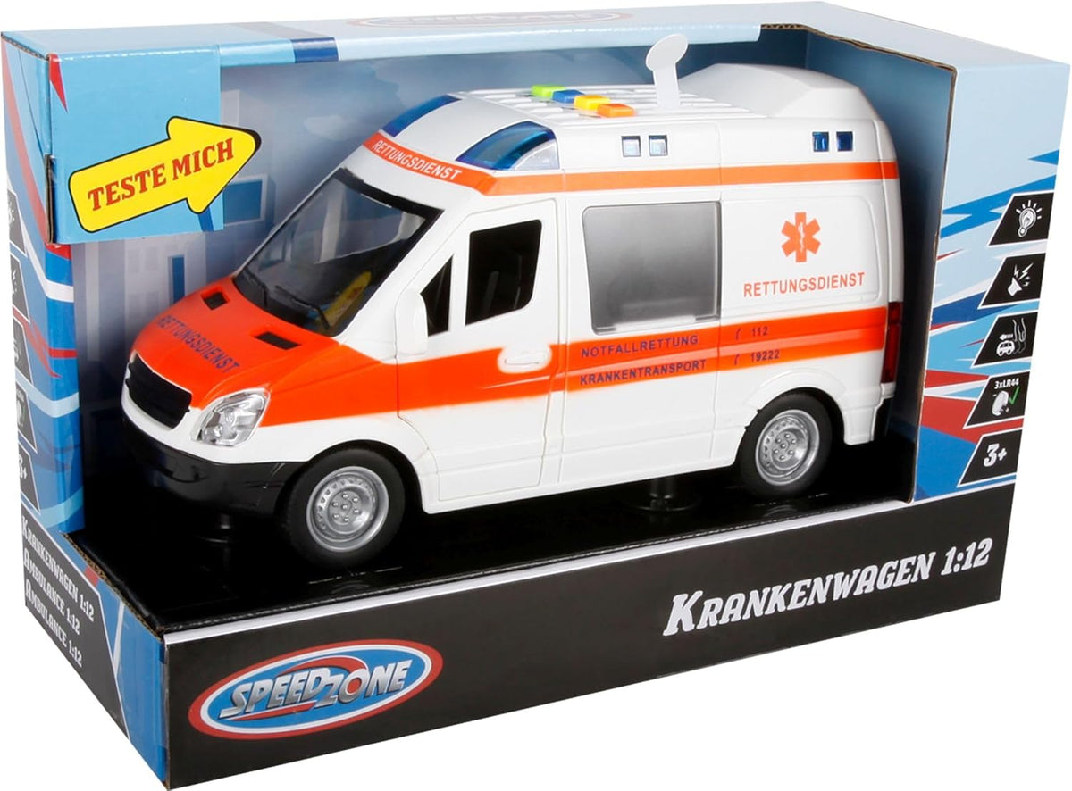 Speedzone Krankenwagen mit Licht & Sound ab 18 Monaten