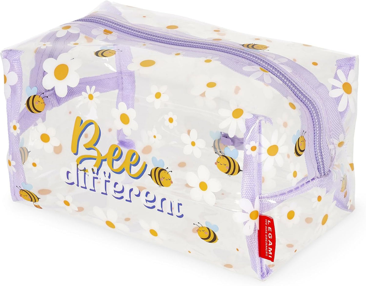 LEGAMI Queen Make-up-Tasche Bee mit Reißverschluss