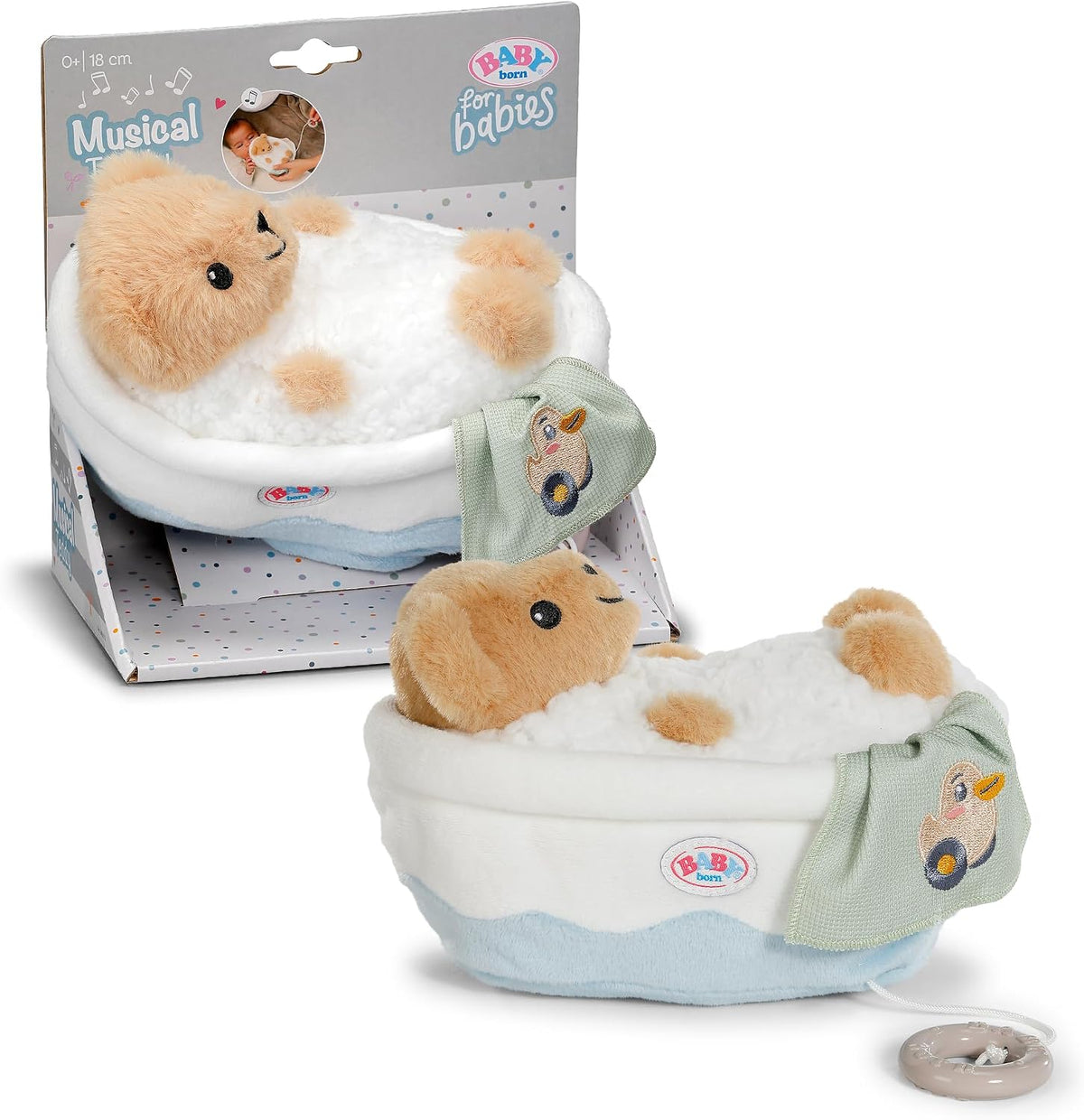 Zapf Creation BABY born for babies Spieluhr Teddy mit Musik