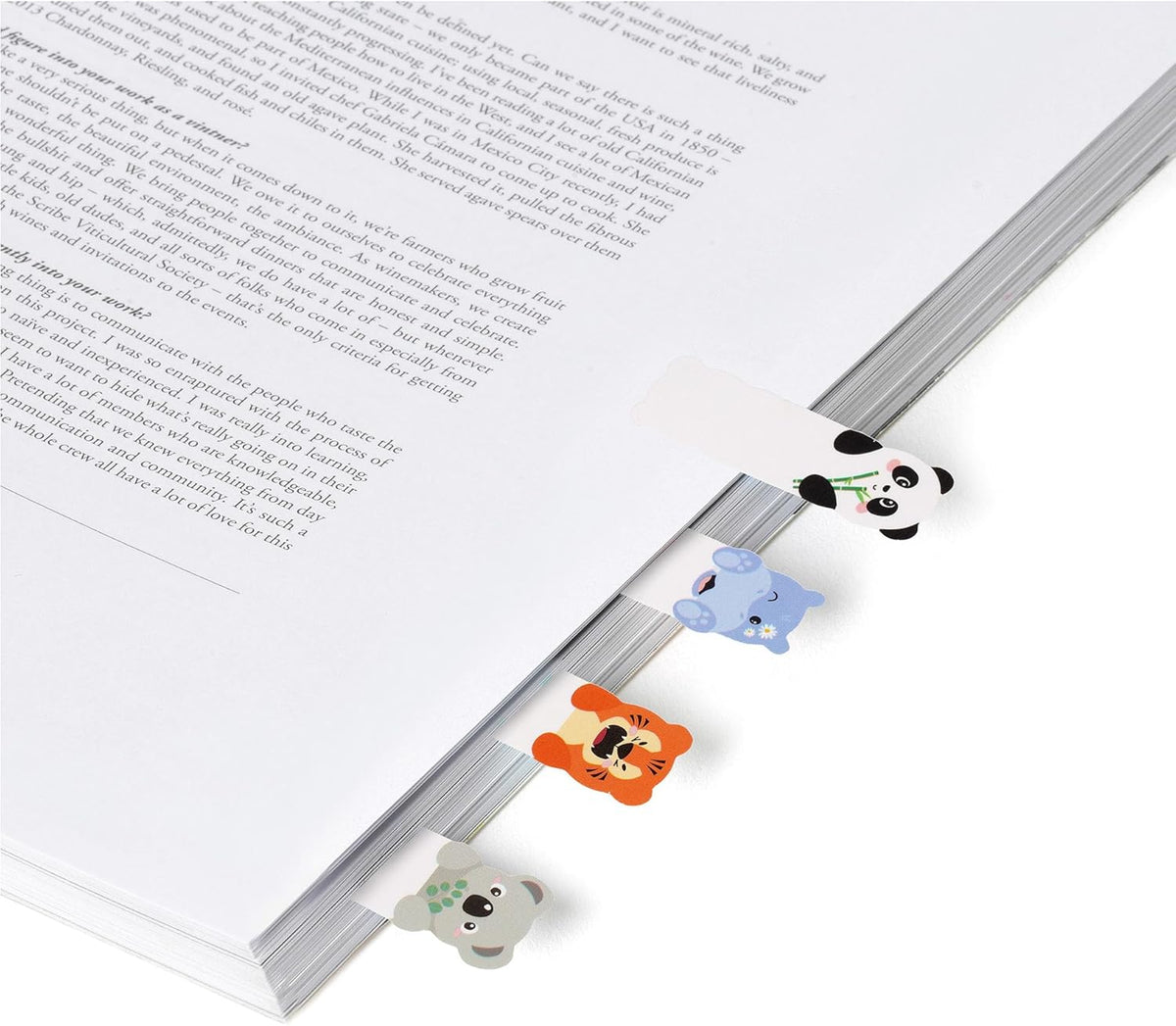 Legami Seitenmarker Keep in Mind Cute Animals – 80 Stk.