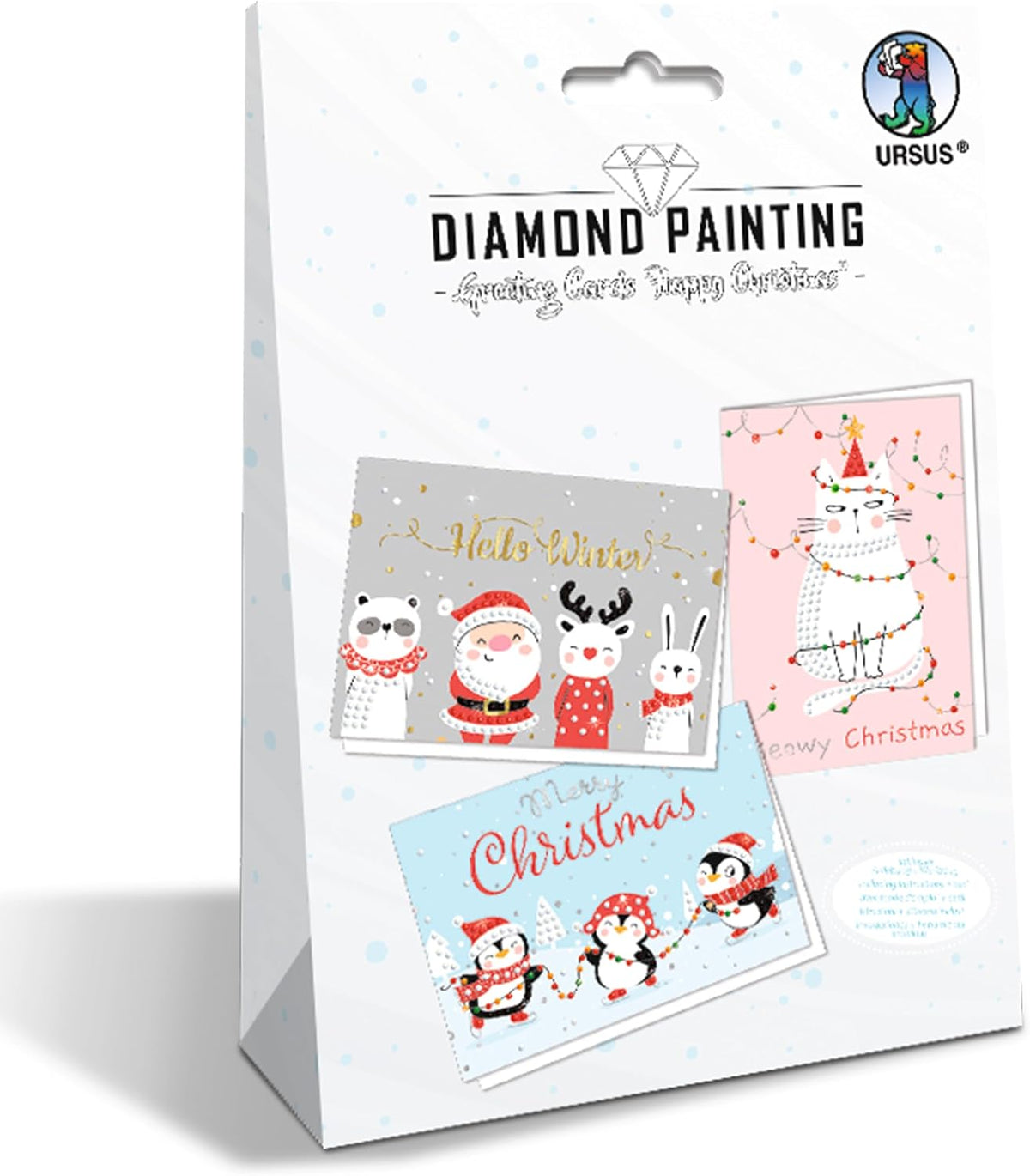 Diamond Painting Grußkarten FSC® Mix 70% - 3er Set B6