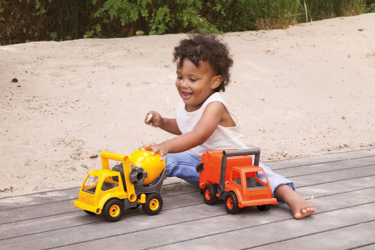 LENA Eco Actives Müllwagen 30cm mit Mülltonne ab 2 Jahre