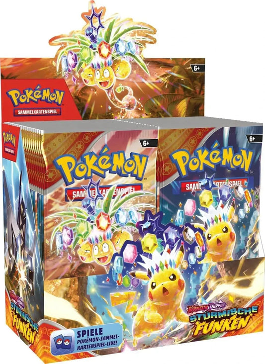 Pokémon Stürmische Funken Display 36 Booster deutsch