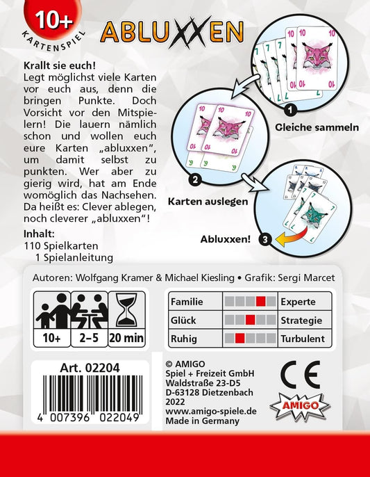 Abluxxen – AMIGO Kartenspiel Klassiker ab 10 Jahren