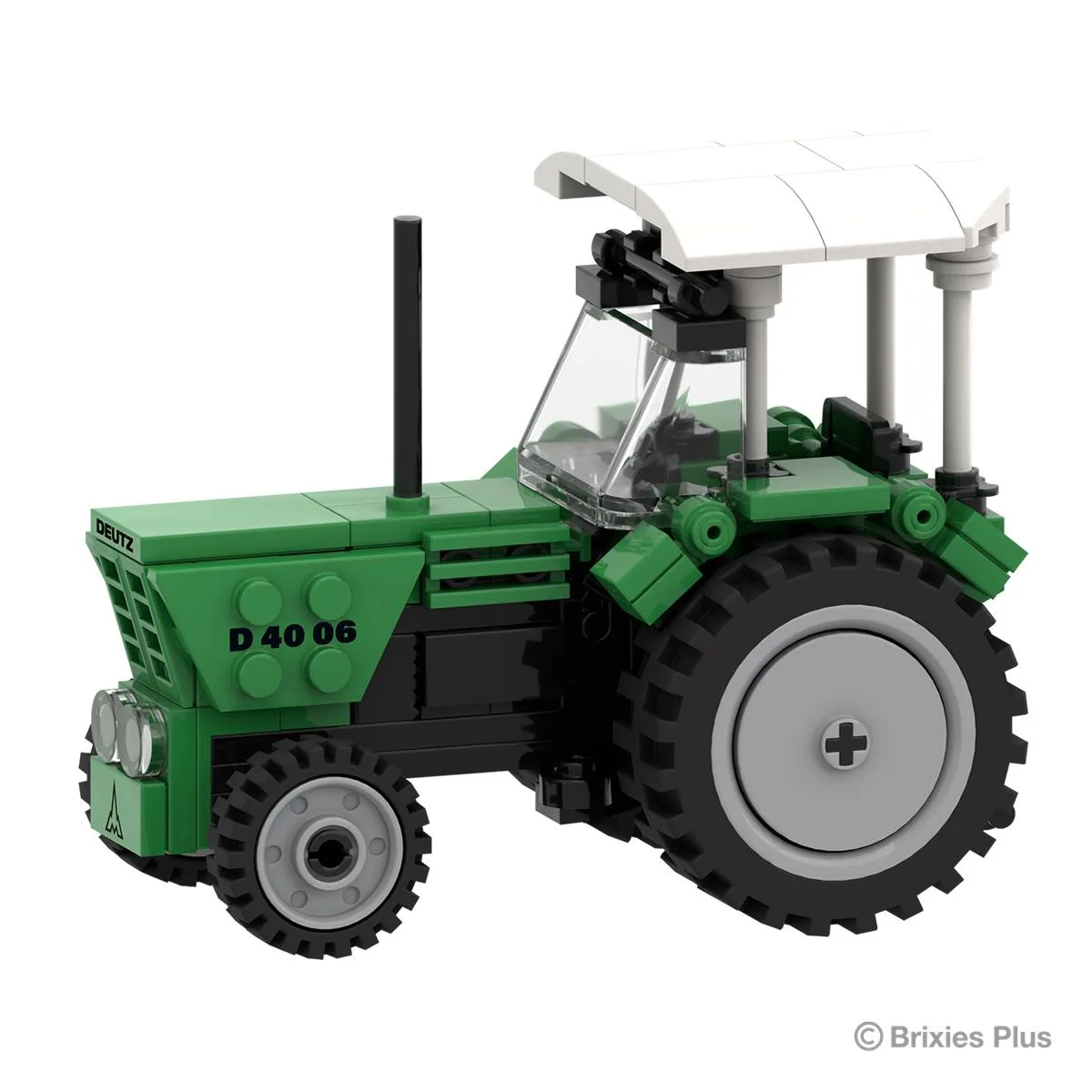 BRIXIES Plus Traktor Deutz-Fahr D 40 06 Klemmbausteine Set