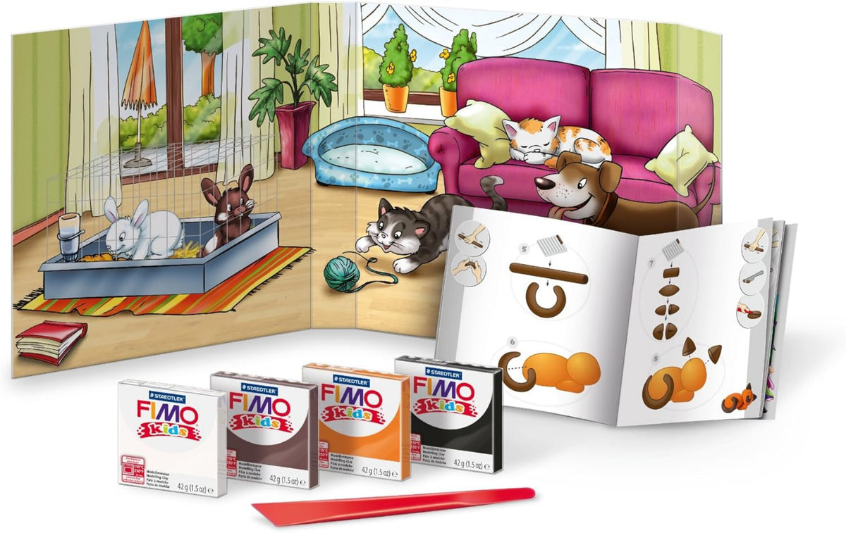 FIMO Kids Form & Play Pets - Kreative Modelliermasse für Kinder