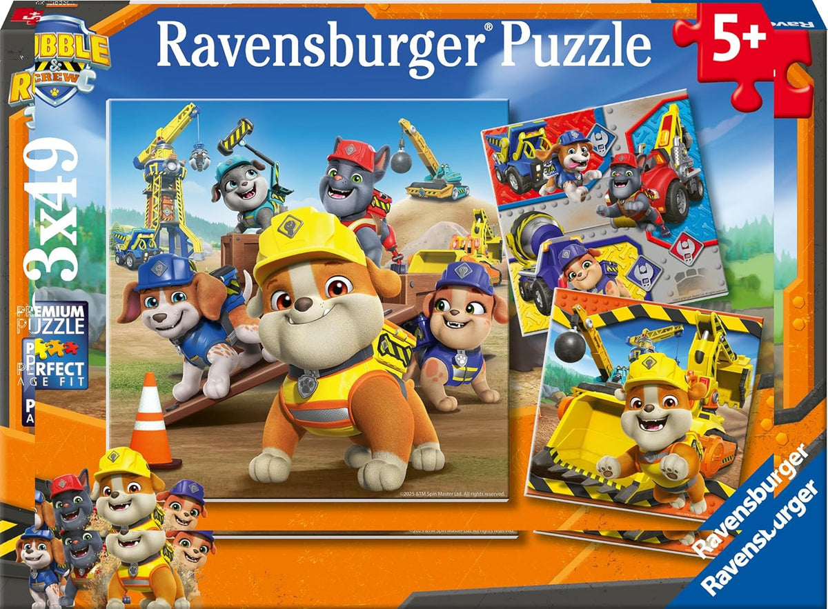 Ravensburger Arbeitsfahrzeuge Puzzle Set - 3 x 49 Teile