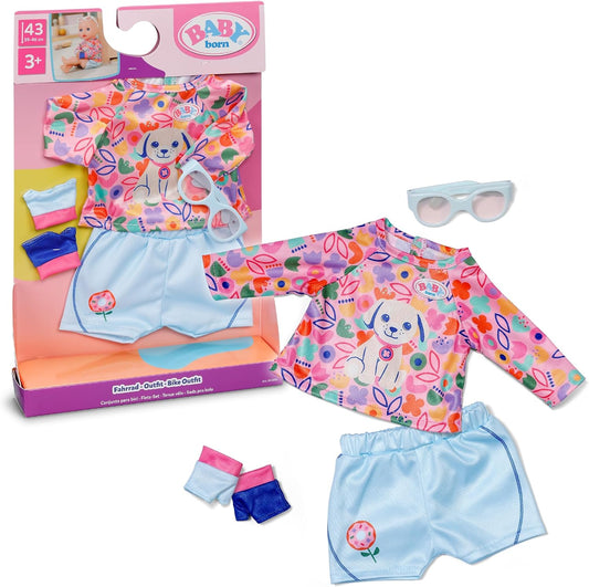 BABY born Fahrrad-Outfit 43cm – Zapf Creation Puppenkleidung