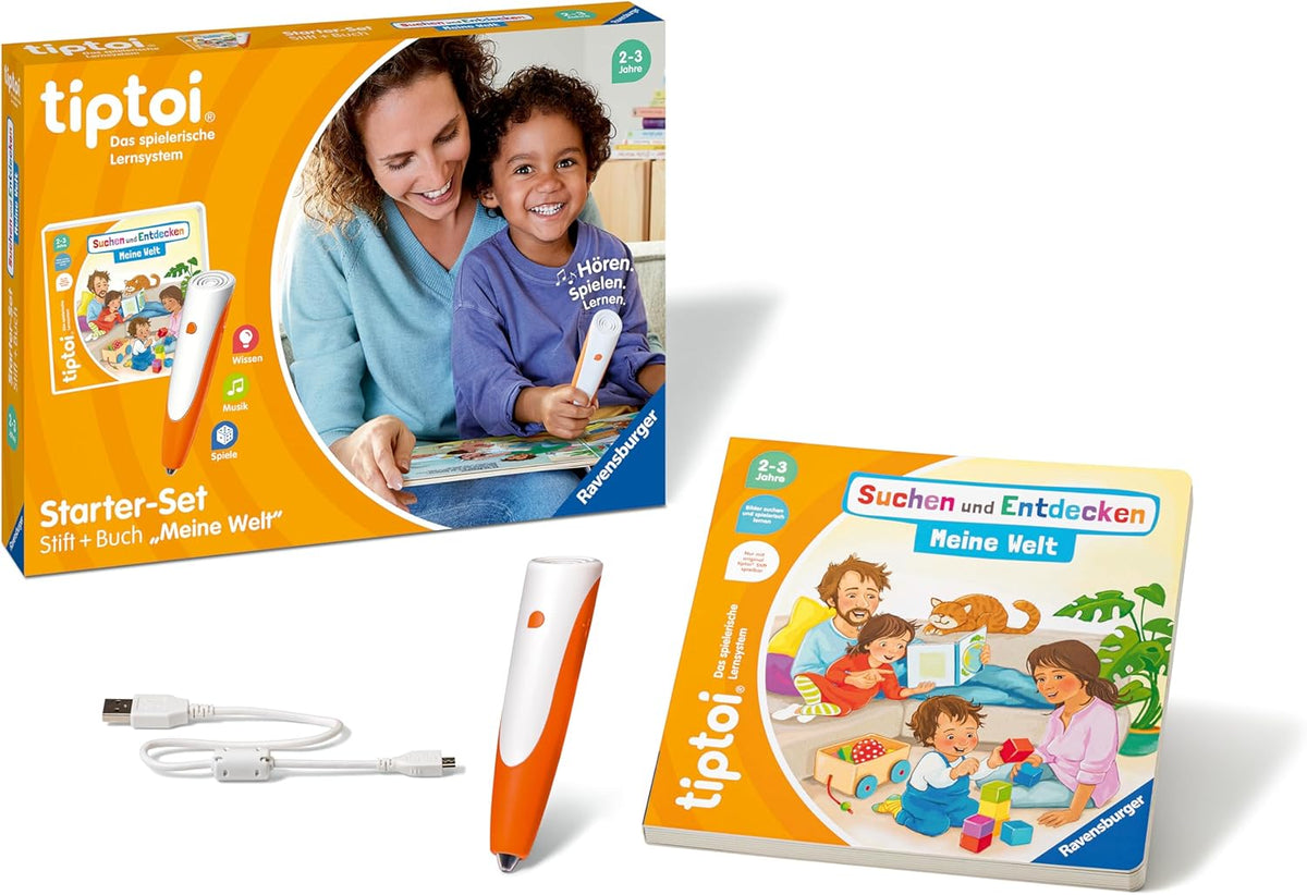 Ravensburger tiptoi Starter-Set Meine Welt mit Stift und Buch
