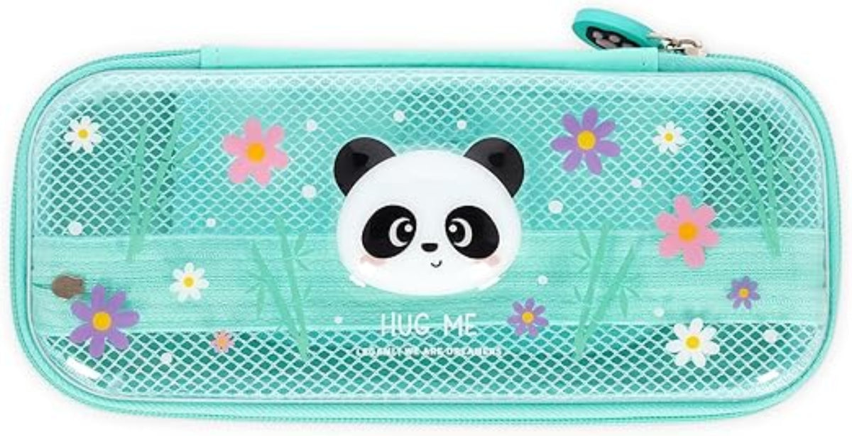 LEGAMI Wonderwow Federmäppchen Panda – 2 Fächer