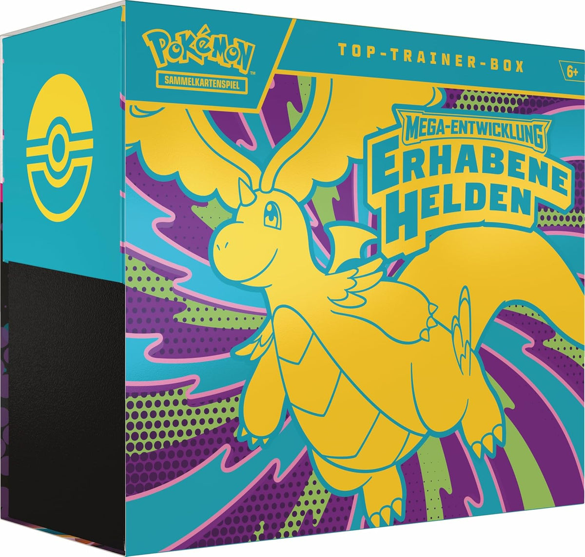 Pokémon Top-Trainer-Box Mega-Entwicklung Erhabene Helden (9 Booster)