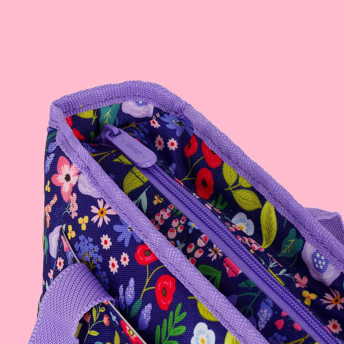 Legami Lunch Bag Flowers, 10,8 L, 33x22x15 cm, RPET