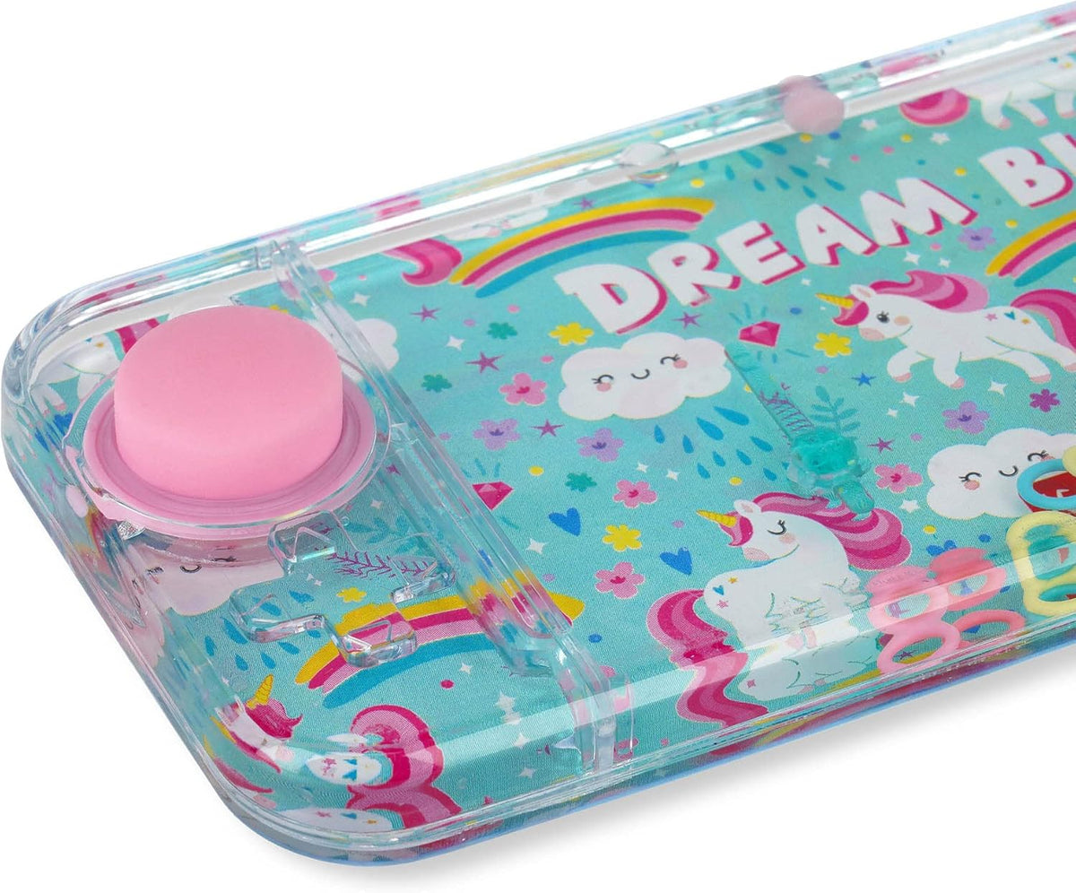 Legami Mini Wasserspiel Unicorn, 15,2x7 cm, ohne Batterie