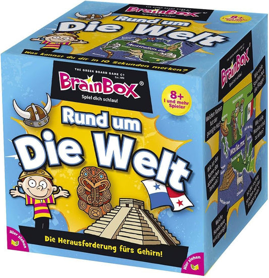 BrainBox Wissensspiel Rund um die Welt - Lernspiel für Kinder