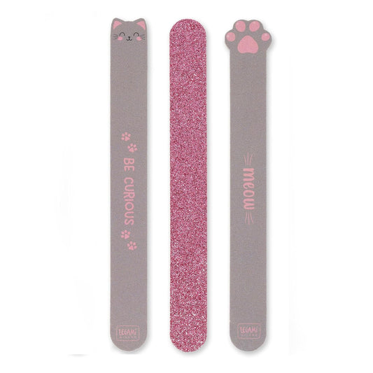 LEGAMI Nagelfeilen Kitty, 3er-Set – Nails Before Males