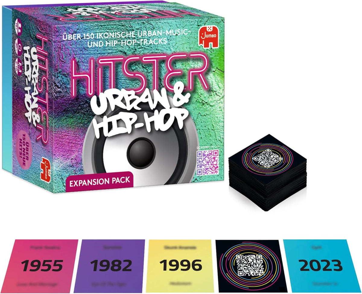 Hitster Urban & Hip-Hop Erweiterung | 150+ Musikkarten