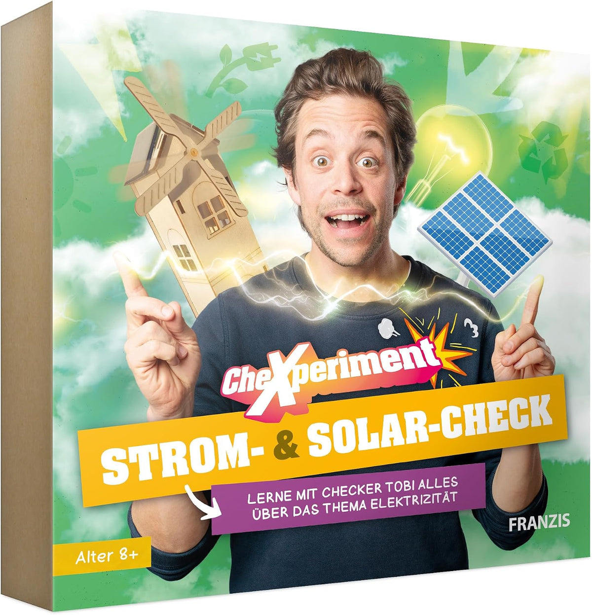 FRANZIS CheXperiment Strom- & Solar-Check mit Checker Tobi