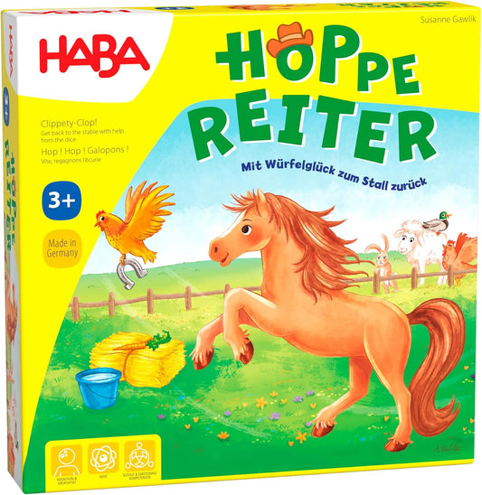 HABA Hoppe Reiter – Pferde-Brettspiel ab 3 Jahren