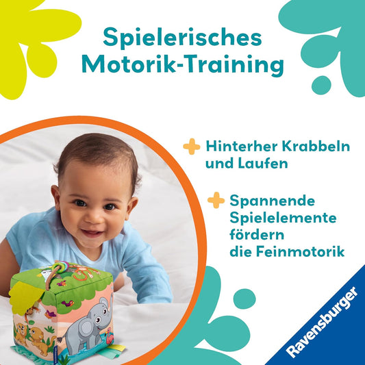 Ravensburger Play+ Motorik-Würfel Wilde Tiere ab 6 M.