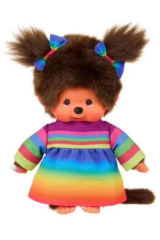 Monchhichi Plüschfigur Rainbow Dress Girl 20cm