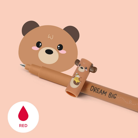 LEGAMI Erasable Gel Pen Löschbarer Gelstift – Teddy Bear