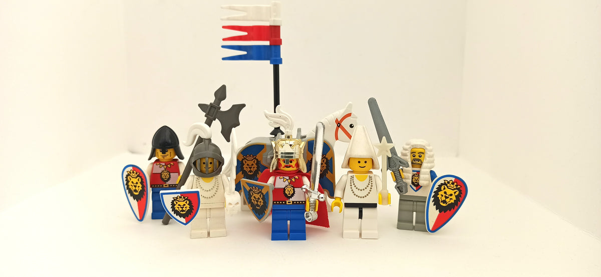 LEGO® Sortiment Minifiguren 5x Castle Kingdoms Löwenritter mit Schwert und Schild