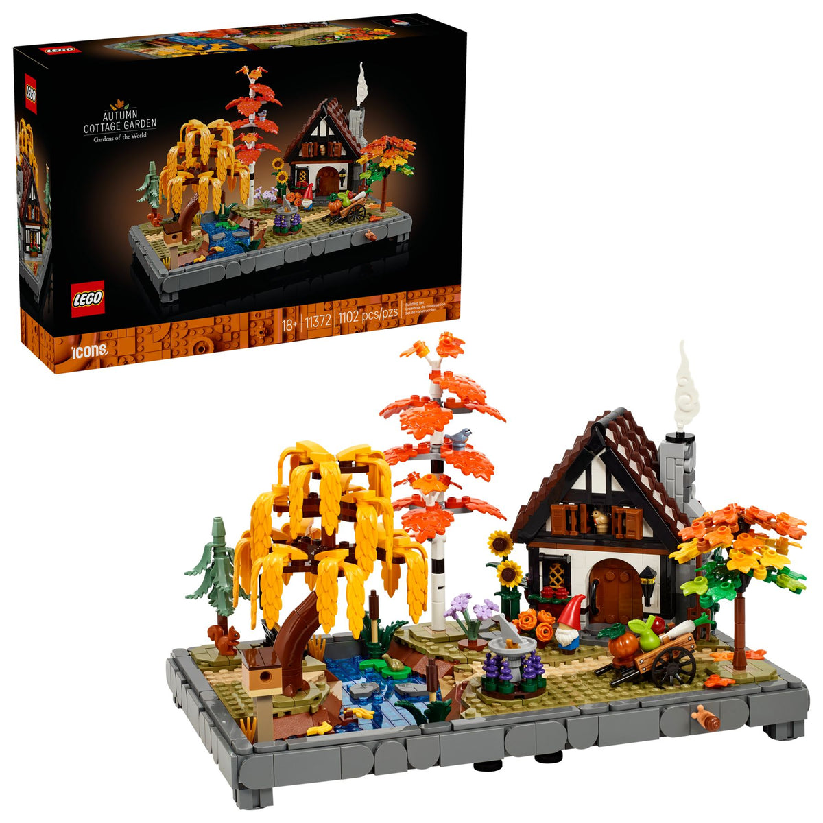 LEGO Icons Herbstlicher Landhausgarten (10375) - 2.363 Teile
