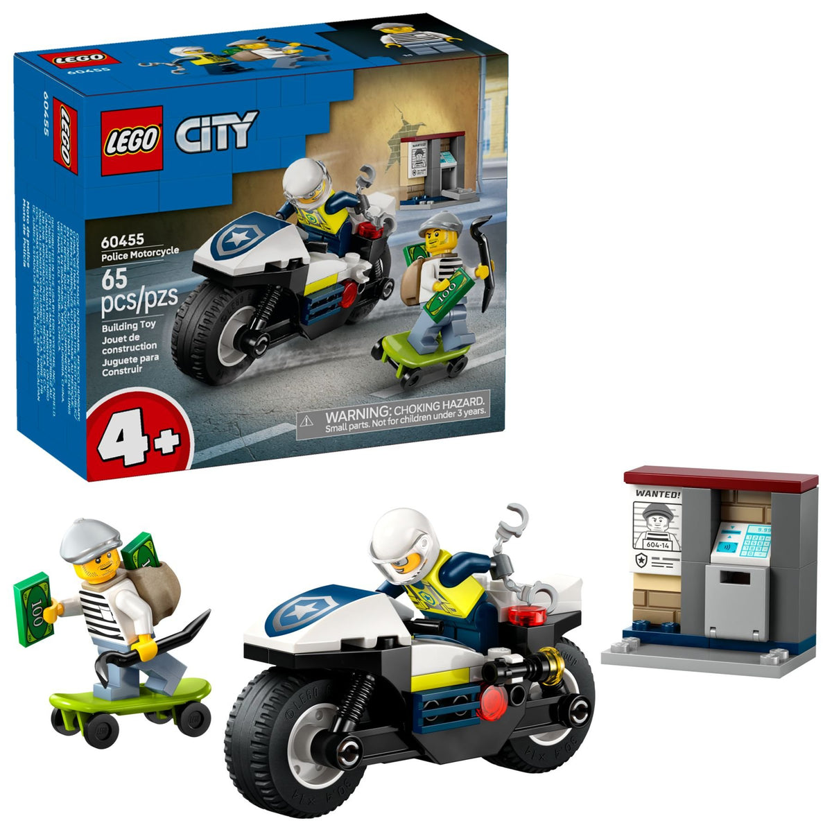 LEGO City Polizeimotorrad Verfolgungsjagd (60392)