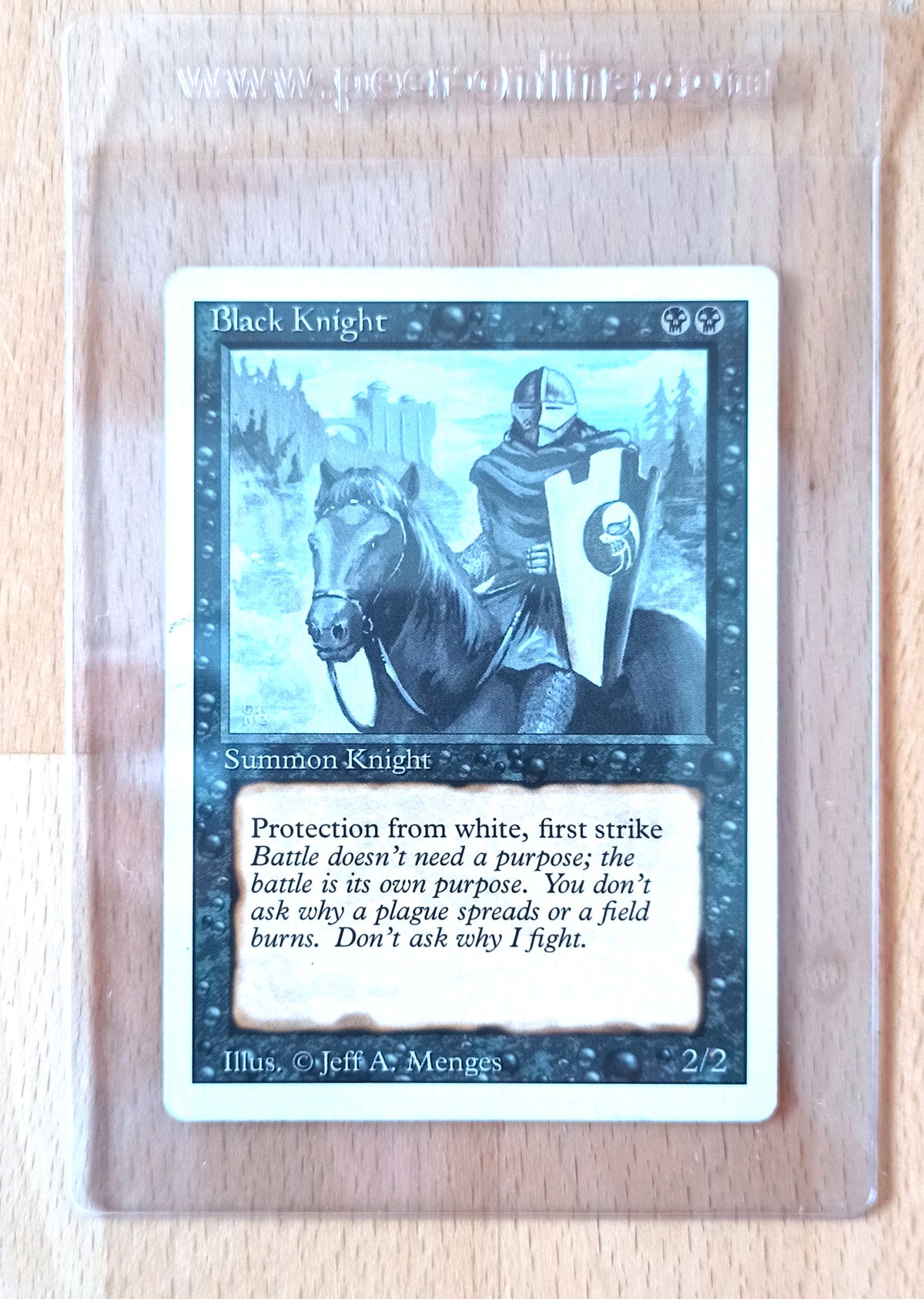 Magic the Gathering - Karte - Black Knight - Peer Online Shop