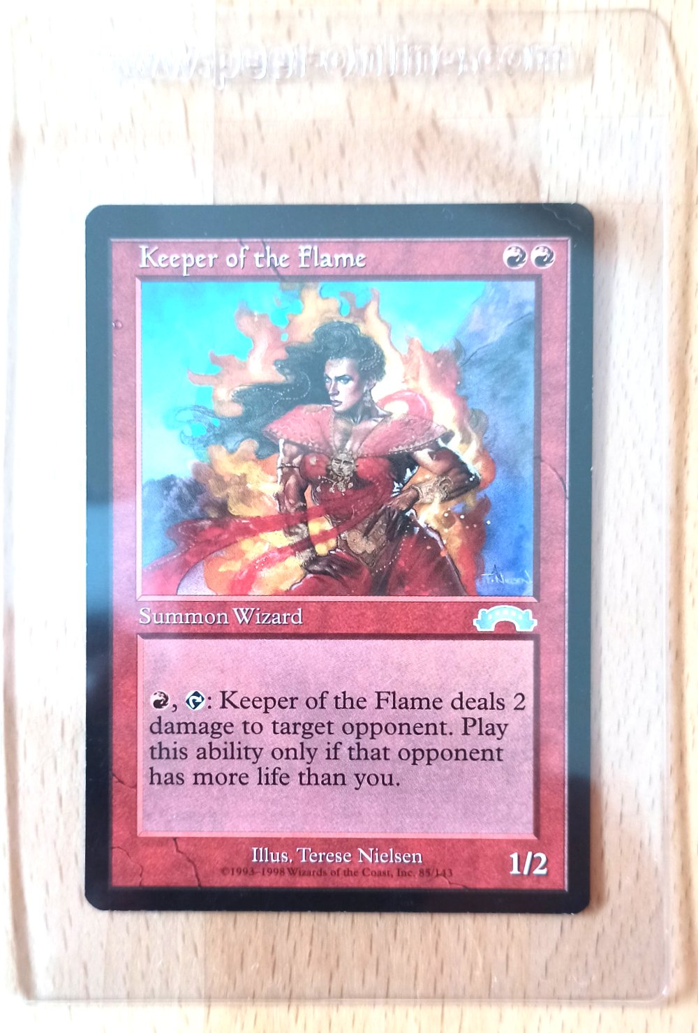 Magic the Gathering - Karte - Exodus - Keeper of the Flame - Peer Online Shop