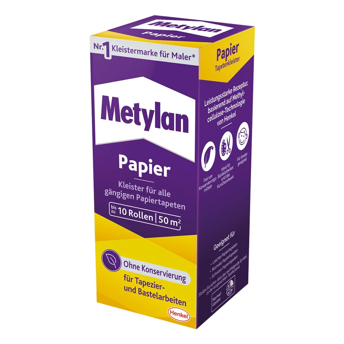 Metylan Papier Tapetenkleister 125 g für Papiertapeten
