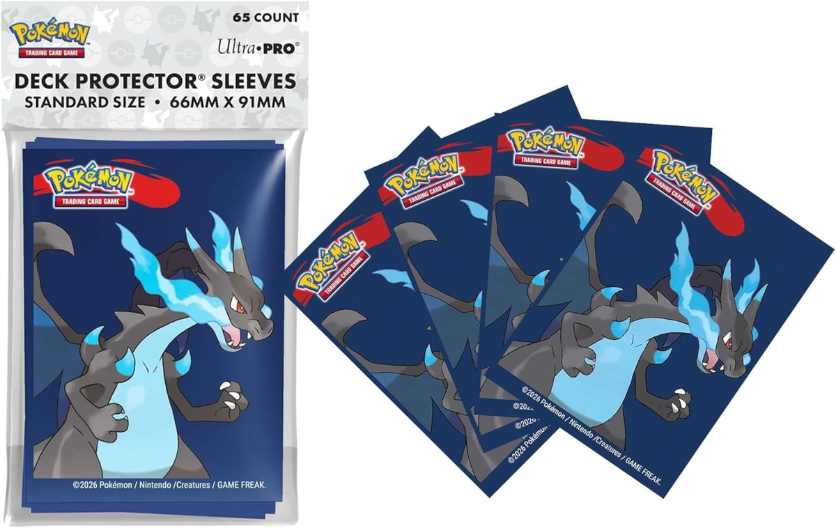 Ultra Pro Pokémon Mega-Glurak X Kartenhüllen, 65 Stück