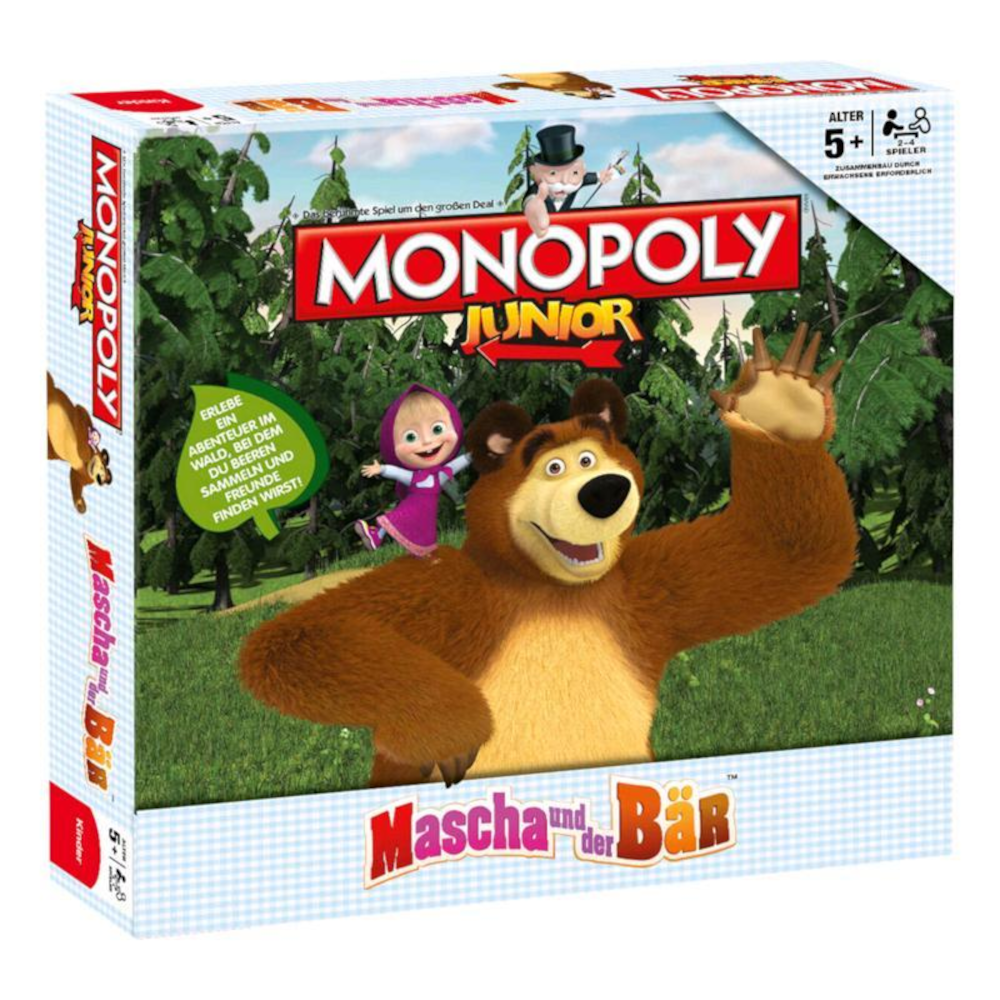 Hasbro Monopoly Junior Mascha und der Bär ab 5 Jahren