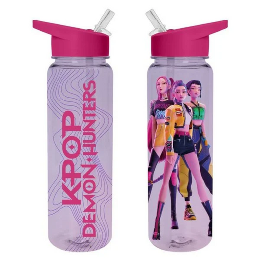 KPop Demon Hunters Trinkflasche 750 ml mit Trinkhalm
