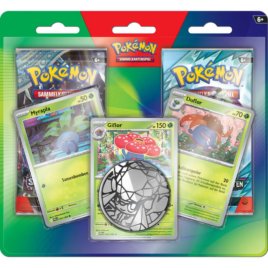 Pokémon 2er-Pack-Blister Myrapla, Duflor & Giflor – Deutsch