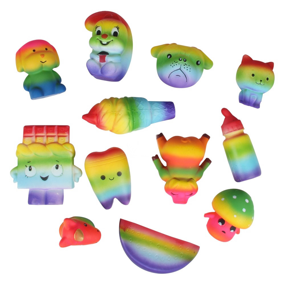 TRITON-X Squishy RAINBOW, 1 Stück, zufällige Farbe und design