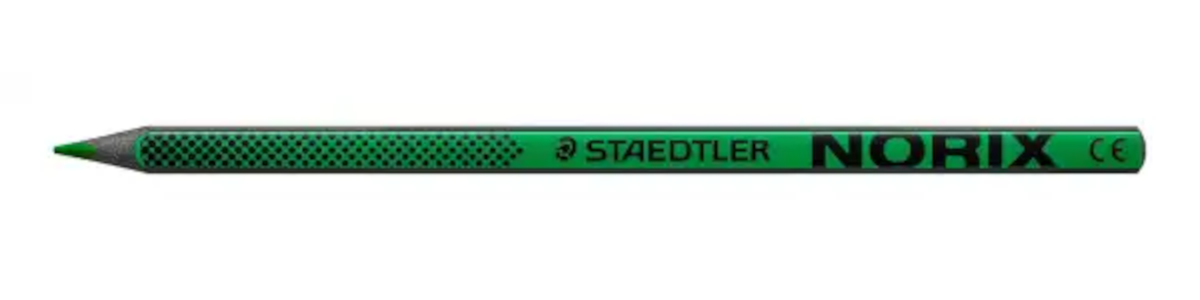 STAEDTLER NORIX 186 Buntstift Saftgrün, weiche 3-mm-Mine