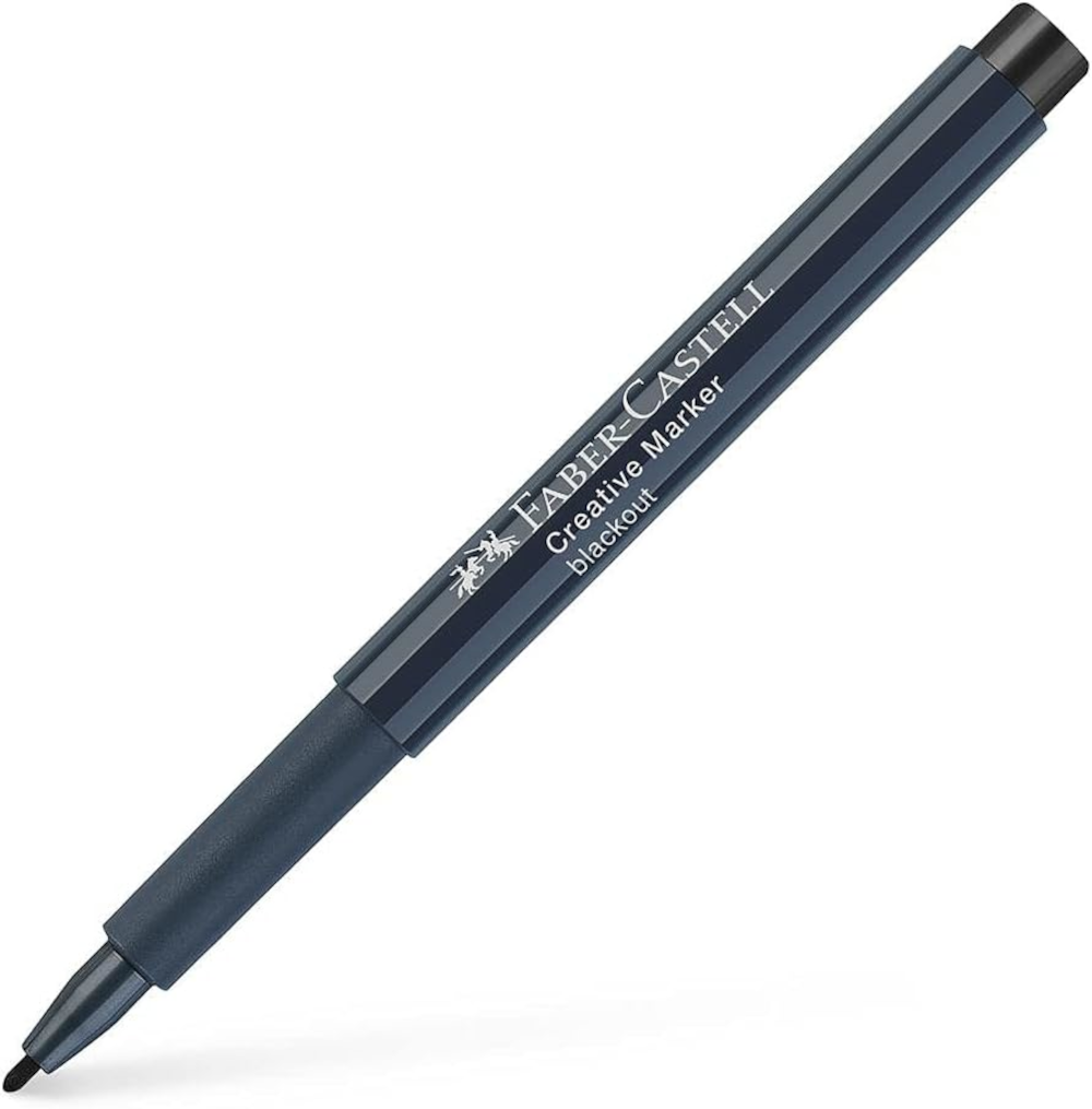 Faber-Castell Creative Marker blackout Schwarz 1,5 mm